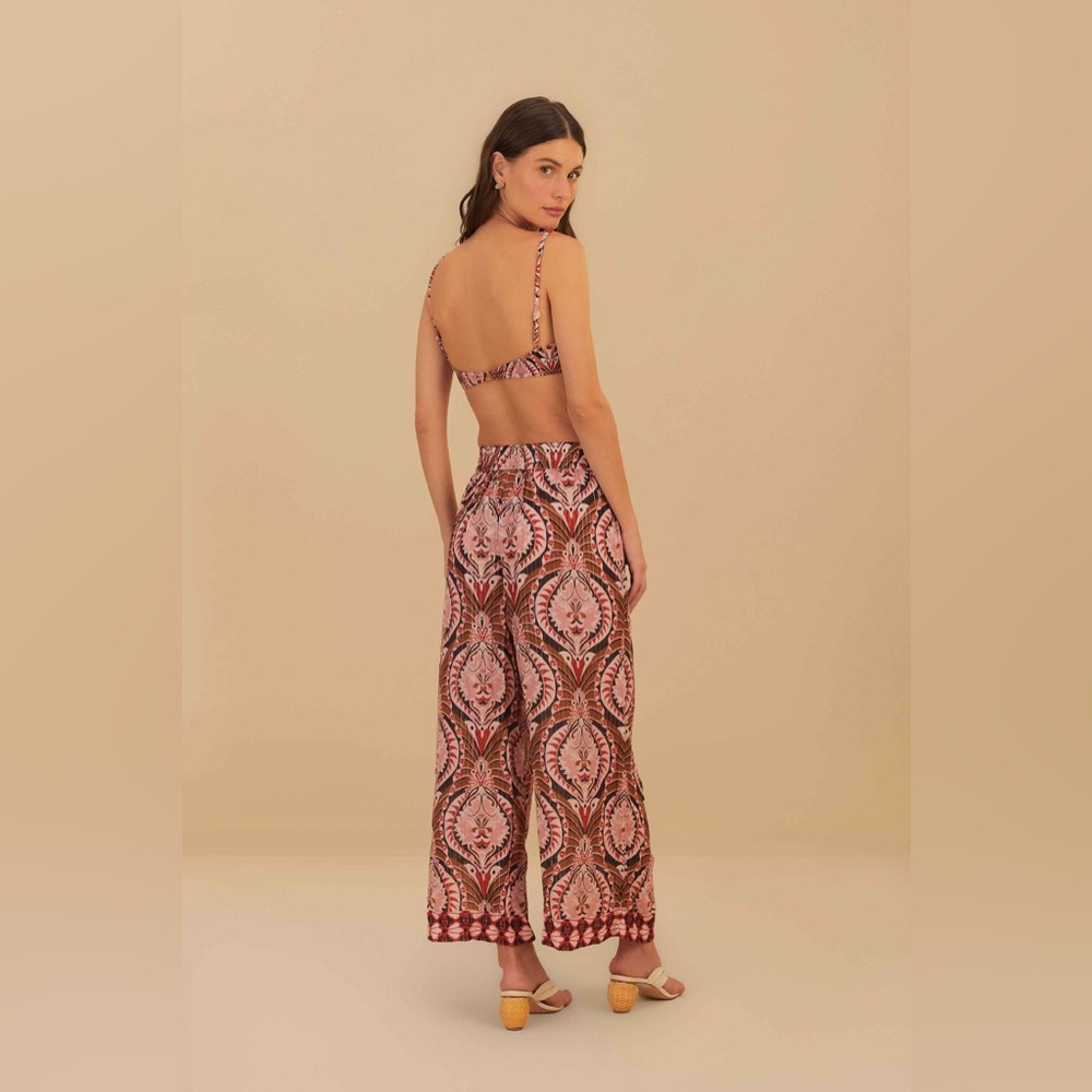 FARM RIO Pink Pineapple Jewelry Pants - Picture 4 of 4